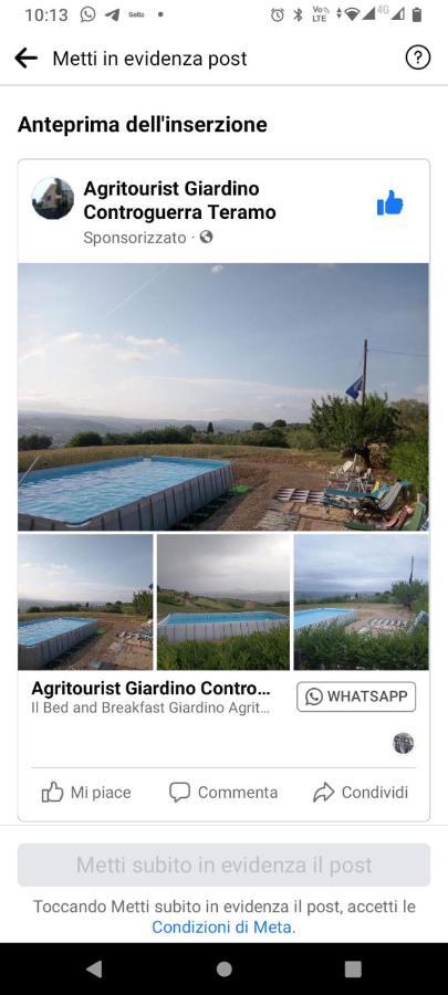Bed&Breakfast Giardino Agritourist Controguerra Luaran gambar
